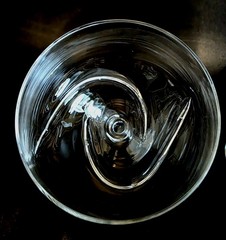 (380) Bohemia Lead Free Handblown Crystal ‘Turbulence’ Wine Glasses Set Of 2