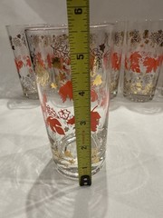 Set of 6 Tumbler Glasses Autumn Fall Maple Leaves Royal Norfolk Libbey?