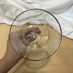Lenox “ FAIR LADY “ (Platinum Trim) Crystal, Water, Wine, Glass, Goblet 1976-86