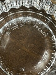2 Vintage Arcoroc Arc France Whiskey Low Ball Glasses Cut Glass Detail