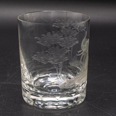 CRACK – Queen Lace Crystal «Kenyan African» Elephant 10 OZ Tumbler -3 7/8″ #G