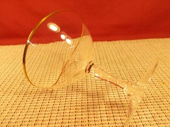 Noritake Crystal Celestial Pattern Champagne Sherbet Stem 4 3/8″ T x 4 1/2″ W