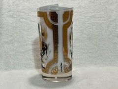 Fred Press Set of Five 22 Karat Gold Trojan Horse Highball Glasses