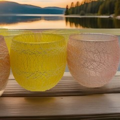 Color-Craft Spaghetti String Roly Poly Bar Ware (3 ) Pink (5) Yellow