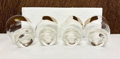 1970’s French Advertising Cocktail Glasses for Houbigant Parfumeur, Paris