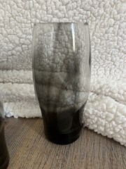 Set of Six 6 Classic Smoke Tumblers Drinking Glasses Gray 16oz