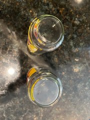 VTG Ted DeGrazia CHILDREN OF THE SOUTHWEST LIBBEY TUMBLER GLASS SET set of 2