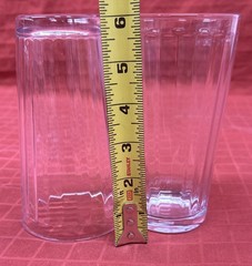 Palaks Paşabahçe 16oz Tumbler Vertical Stripe Ribbed Pattern 2 avail Water drop