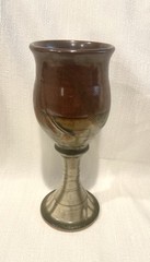 Wine Goblet Art Pottery Cup Vase Jack Boyle Wheel Thrown Stoneware Signed
