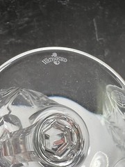2 Waterford Toasting Wine Balloon Glass MILLENNIUM HAPPINESS CLEAR Butterfly Bow