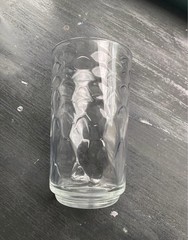 vintage drinkware set 6 libbey highball iced tea glasses optic dot fish scales