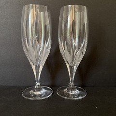 Mikasa Flame D’Amore Iced Tea Water Glasses 8 1/2″ HTF, Set Of 2