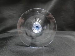 Cambridge 3130 Moonlight Blue, Optic: Water or Wine Goblet, 7 1/4″, As Is