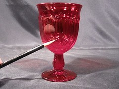 Noritake Provincial Water Goblets Red Set of 5