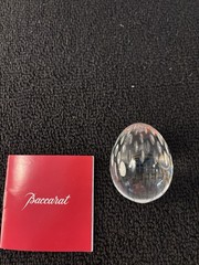 Clear Baccarat Crystal Egg