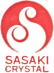 SASAKI WINGS CHAMPAGNE FLUTE, Frosted Lead Crystal, 9 1/4″, 8 Oz, JAPAN