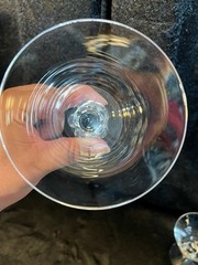 2 Vintage Swedish Crystal Cocktail Glasses «Astrid» Hand Blown Glass Sweden EUC