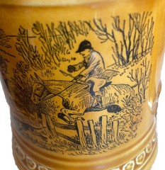 Vintage Lord Nelson Pottery Tankard Hunting Scene Beer Stein Coffee Mug Tea Cup