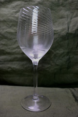 Gorham Crystal Verona Tulip Wine Glass (es) 9 3/8 » Spiral Optic Clear