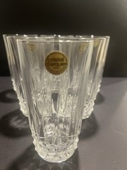 Vtg Crystal D’Arques Durand Highball Glasses Villandry set of 6 (Z)