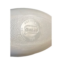 Glasbake Oval Casserole Gold Medallion