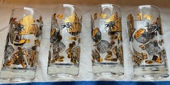 4 MCM Gambling Black Gold 1 Armed Bandit Horse Racing Poker Dice Roulette Poker