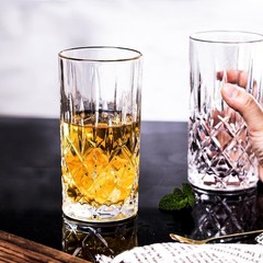 Clear Highball Glasses Set of 6 – 14 Oz Ideal for Entertaining
