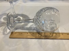 Waterford Crystal Wine Toasting Balloon Goblets (2) Millennium «Happiness»