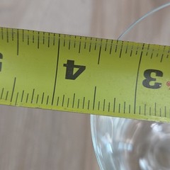 Set of 2 Rosenthal Wine / Water Goblet Frosted Column Stem Glass 7.5 in