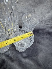Fostoria Monarch Clear Crystal Highball Glass Tumbler Heavy 5.5″ Elegant Set 6