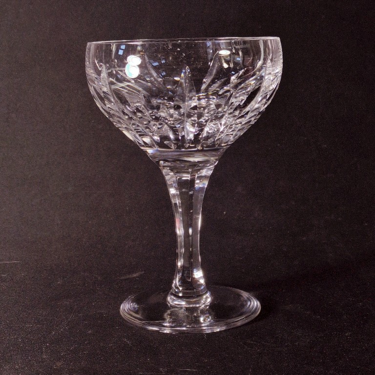 ATLANTIS AZORES CHAMPAGNE GLASS, Cut Lead Crystal, 5 3/8″, 6 oz, PORTUGAL
