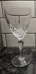 WATERFORD LISMORE CRYSTAL OLD FASHIONED WHITE WINE, Glass, Rare, Discontinued