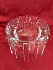 NIB FLAWLESS Unique BACCARAT Glass ROTARY Crystal TRIPLE DOF TUMBLER ICE HOLDER