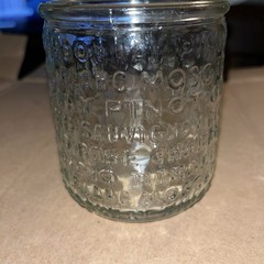 Stemless Wine Brand Clear Glass Heavy 3D Embossed Glass Pinot Grigio, Etc W4