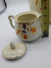 HALL Superior Quality Autumn Leaf Coffee, Cream & Sugar Set (TF940)