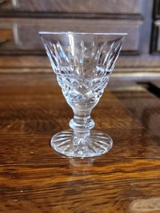 Waterford Cut Crystal Tramore 3″ Tall Liqueur Cordial Glass Stem 6 Available