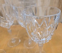Set 4 Marquis By Waterford Crystal Markham All Purpose Wine Goblets Glasses EC