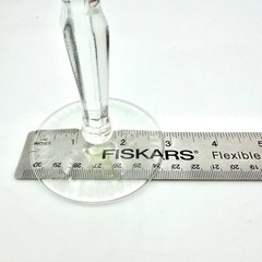 Ajka Marsala Emerald Green Cut to Clear Crystal Hock Wine Glass Roemer 8.25″