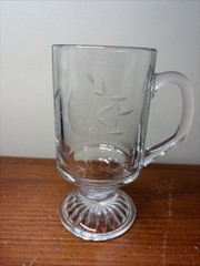 Vintage Princess House Crystal Heritage Irish Coffee Mug Glass Single 1980’s