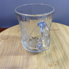 Vintage Arcoroc Canterbury Crocus Glass Coffee Tea Cup Mug France