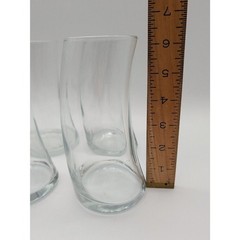 4 PC – Libbey Clear Curved 16 oz Highball Drinking Glasses Ice Tea Glass