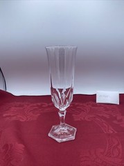 Cristal D’Arques Durand Chaumont Fluted Champagne Blown Glass 7” Tall