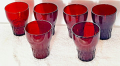 5 Crystal Gold Rim 4 7/8″ Highball Glasses Studio Crystal Renaissance Collection