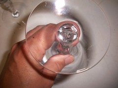 Set of 2 Crystal Fostoria water Goblets Glasses Engagement rimmed Platinum