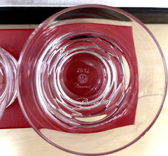 Baccarat LOLA Tumbler Crystal Rock 2 Pairs Glasses Unused with Box From Japan