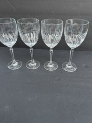 Mikasa Crystal Wine Or Water Goblets 4. Over 20 years old never used