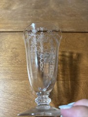 Fostoria Corsage Tumbler Glass 5 Inches tall