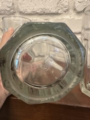 Vintage Anchor Hocking 16 oz Cooler Glass, Big Heavy