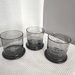 Keep On Truckin Chevy Logo Etched Cocktail Glasses Suburban Truck Smokey