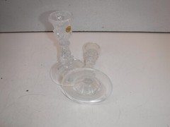 Set 2 Cristal D’arques Candlestick Maintenon Crystal Candle Holders. Never Used.